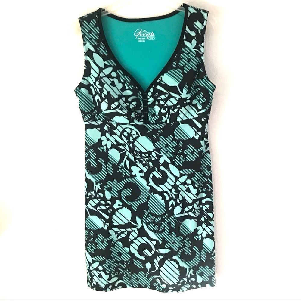 ‎Gerry sleeveless Daisy print floral dress L